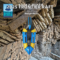 Packraft auto-vidangeant pour eaux vives Frontier Ultralight 210D/420D/840D en TPU, radeau gonflable 2,1-3m pour la pêche