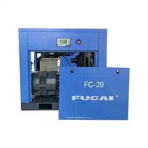 China Outstanding Low Pressure Industrial Electric Oil Less Small Silent Rotary Screw Air Compressor 15kw 20hp Price On Sale