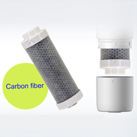 Bouteille filtrante à eau portable, cartouche de remplacement, filtre en fibre de carbone, réduit les PFAS, le chlore et les micro-impuretés