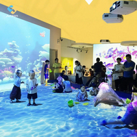 Área de Juegos para Niños, Proyector de Piso Interactivo, Piscina de Arena, Software de Proyección Interactiva, Juegos de Arena Interactivos para Interiores
