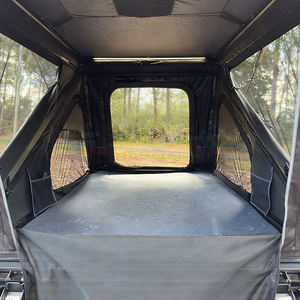 Tente de toit rigide en aluminium spatial, imperméable, Dachzelt, tissu de toile rigide pour voiture, forme en Z, tente de toit 4x4, pliage en Z - Product Image 3