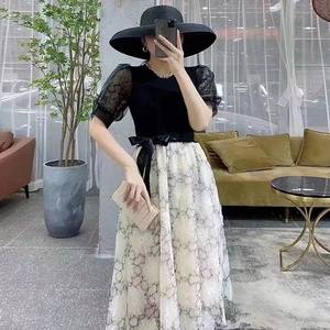 Usine directe nouveau Sequin perlé <span class=keywords><strong>Crochet</strong></span> maille broderie dentelle tissu noir soie bégonia fleur accessoires non tissés - Product Image 5