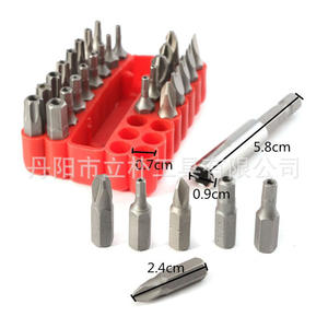 Jeu de 33 embouts de tournevis Mr Drill, embouts en acier de 6 mm et 1/4 pouce pour outils électriques et pneumatiques - Product Image 2