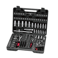 46pcs CRV Steel 1/4 "Drive Sae Socket Bit Set Tool