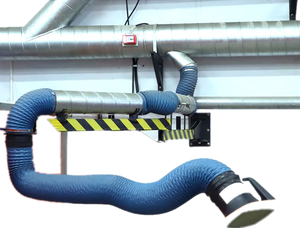 Bras d'extraction <span class=keywords><strong>de</strong></span> fumée flexible résistant aux hautes températures avec capot d'aspiration - Product Image 5