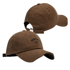 <strong>Raiders</strong> Cap Vintage Chocolate Brown Baseball <strong>Hat</strong> Washed Cotton Unstructured Dad Breathable Waterproof Unisex Adjustable High - Product Image 1