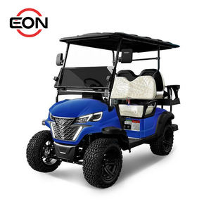 中国高尔夫球车厂48v锂电池2 + 2座酒店电动高尔夫球车 - Product Image 3