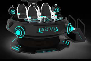 Simulador de Movimiento VR Circular de Seis Asientos, Máquina de Juegos de Cine Dinámico, Parque de Atracciones, Sala de Juegos Educativa para el Hogar - Product Image 4