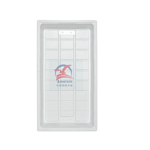 Bandejas de cultivo de inundación de forraje hidropónico de plástico ABS blanco y negro personalizadas 2x4 4x4 4x8 tamaños a la venta con servicio de procesamiento de corte - Product Image 3