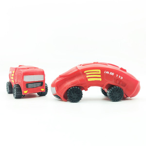 New Arrival Creative Sand-Filled Fire Truck Soft Slow Rebound Stretch and <b>Squeeze</b> Stress Relief Squishy Toy for Kids Boys Girls - Product Image 3