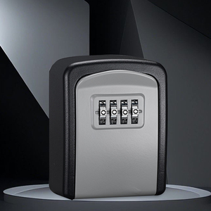 Cassetta di <span class=keywords><strong>Sicurezza</strong></span> con Serratura a Combinazione, Portatile e Impermeabile, Cassaforte con Codice a Quattro Cifre, Robusta in Lega di Alluminio Antifurto - Product Image 3
