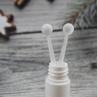 Mini cuillère doseuse jetable en plastique PP, fond plat, blanche, pour lait en poudre, sel, 0,25 ml, 0,15 g, 0,05 g