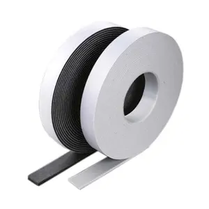 Pure EPDM Weather Stripping Foam Rubber Tape with Adhesive, Weather Resistant, Water Resistant, 3 Strips totaling 13 Feet x 1 In