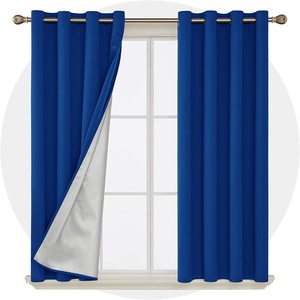 De la iglesia longitud fuego tejido cortinas opacas para listo - Product Image 1