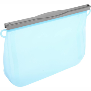 Food Grade Airtight Premium Silicone Fresh Keeping 1000ml Recycled Reusable Snack Sandwich <b>Bag</b> Ziplock Silicone Food Pouch <b>Bag</b> - Product Image 1