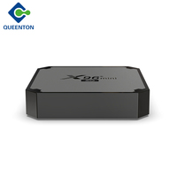 Boîtier TV Android 9.0 X96 5G, boîte TV, couleur noire en plastique, boîte TV Internet FTTH, DC 5V/2A, vente chaude