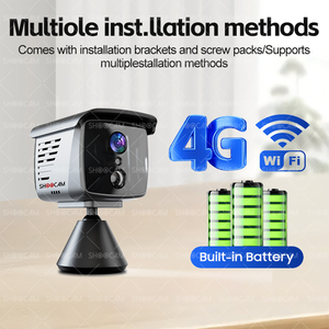 <span class=keywords><strong>Mini</strong></span> Cámara de Vigilancia 4G con Tarjeta SIM, Batería 4G, Wifi, Visión Nocturna IR, Cámara de Seguridad Portátil, Cámara IP de 5MP - Product Image 6