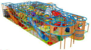 Ensemble de jeux d'extérieur commercial personnalisé, aire de jeux souple, équipement de terrain de jeux intérieur pour les parcs d'attractions pour enfants - Product Image 2