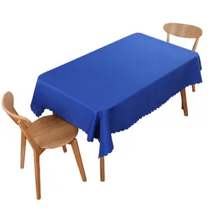 얼룩 및 주름 방지 빨 폴리 에스테르 테이블 천, 장식 패브릭 테이블 커버 식탁, 웨딩 캠핑