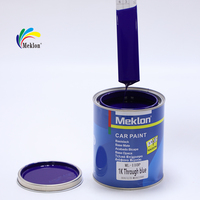 Peinture Acrylique Métallisée Perle Couleur Unie avec Correspondance de Couleurs Personnalisée 1K pour Projets de Réparation de Carrosserie Automobile