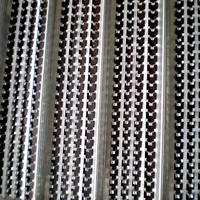 Maille de coffrage en métal expansé multi-usage pour béton et stuc, 500*6000, type Hy Rib, pour coffrage permanent et joints de construction