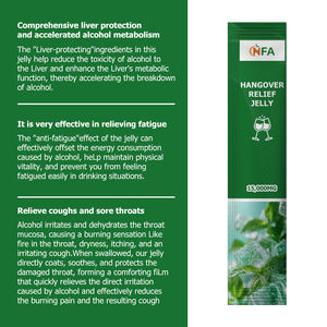 Gomitas para el Alivio de la Resaca, Suplemento de Vitaminas de Marca Privada, Barra de Gelatina Anti-Resaca, Gelatina Natural con Taurina, Salud Hepática, Sabor a Menta - Product Image 4