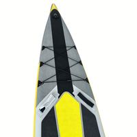 SUP plat portable de 14,1 pieds avec une grande aileron centrale, sac à dos plat inclus, pour débutant, de la marque Flat Water Lumark, directement de l'usine