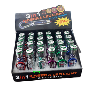 Quà Tặng Khuyến Mãi Móc Treo Đèn Pin LED Mini 3 Trong 1 Logo Theo Yêu Cầu Móc Treo Đèn Pin UV 3 LED Đa Năng - Product Image 2