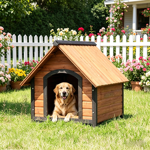 Casas para Perros de Madera de Gran Tamaño, Resistentes a la Lluvia, Aptas para Pastores, <span class=keywords><strong>Labrador</strong></span>, Golden Retrievers, Boxers y Huskies Siberianos - Product Image 1