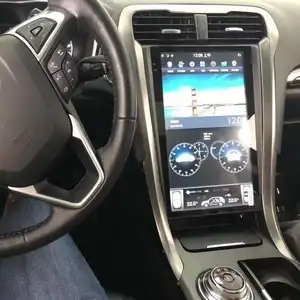 Écran tactile stéréo <span class=keywords><strong>de</strong></span> voiture <span class=keywords><strong>de</strong></span> style Tesla Android <span class=keywords><strong>de</strong></span> 12.1 pouces pour <span class=keywords><strong>Ford</strong></span> Mondeo /fusion 2013-2017 lecteur DVD <span class=keywords><strong>de</strong></span> voiture autoradio universel GPS - Product Image 4