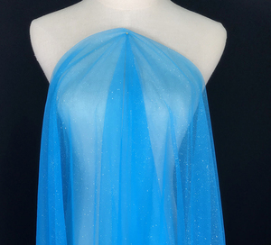 2024 Hot Sale Anti-Static 100% Polyester <span class=keywords><strong>Glitter</strong></span> Mesh High Sparkle Tüll Stoff 20d Garn für Mädchen Brautkleider Vorhänge - Product Image 3