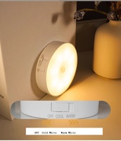 Lampe LED rechargeable à capteur, gradable, pour chambre à coucher, salle de bain, cuisine, escalier, penderie