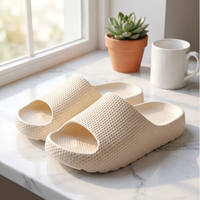 Pantoufles en EVA alvéolées unisexe à semelle épaisse, style, matériau, couleur et marque entièrement personnalisables (ODM), vente en gros directe usine
