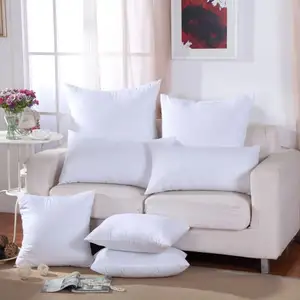 定制尺寸白色枕芯羽毛丝棉睡枕内插全棉白色枕头