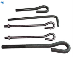 Il produttore personalizza i bulloni di ancoraggio in acciaio zincato secondo i disegni produce piastre saldate a forma di L viti a forma di 9 - Product Image 6