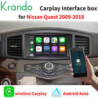 Interface sans fil CarPlay Android Auto pour Nissan Patrol Pathfinder Murano Quest, Plug&Play, Mirror Link, commandes OEM, boîte décodeur