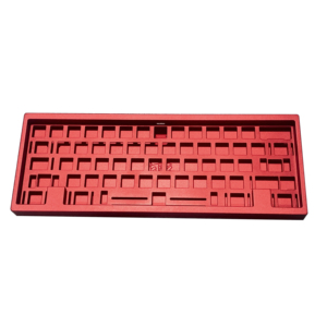 قواعد لوحة مفاتيح الألومنيوم الآلية المخصصة باستخدام الحاسب الآلي مع أقدام سبائك التيتانيوم نظام طباعة دقيق ألواح من الفولاذ المقاوم للصدأ والنحاس الأصفر - Product Image 1