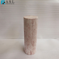 Table basse en marbre vert foncé personnalisée, décoration d'intérieur en pierre naturelle, cube de marbre, piédestal, socle en marbre Antico Verde