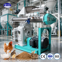 Machine de granulation d'aliments pour volailles YUDA automatique de 4 à 6 tonnes par heure pour ligne de production de granulés d'aliments