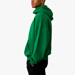 High Quality 420GSM Heavyweight Cotton Hoodie Oversized Unisex Streetwear Puff Print Custom Logo Pullover Hoodies Bulk Orders - Product Image 4
