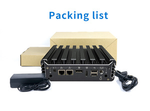 Mini <span class=keywords><strong>PC</strong></span> Fanless 7360U en Gros et Personnalisé pour Usine, Mini <span class=keywords><strong>PC</strong></span> Silencieux Dédié au Bureau et à l'Entrepôt Industriel - Product Image 2