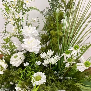 Décoration d'allée <span class=keywords><strong>de</strong></span> <span class=keywords><strong>mariage</strong></span>, verdure artificielle réaliste, fleurs artificielles, herbe artificielle, orchidées, arrangements floraux, centres <span class=keywords><strong>de</strong></span> <span class=keywords><strong>table</strong></span> - Product Image 6
