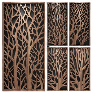 Pared divisoria de habitación colgante decorativa ignífuga impermeable personalizable WPC - Product Image 3