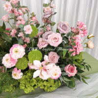Hochzeitsdekoration Tisch Große Seiden-Rosen-Blumenkugel 50cm 60cm 70cm 80cm Tischdekoration Weiße Blumenkugel