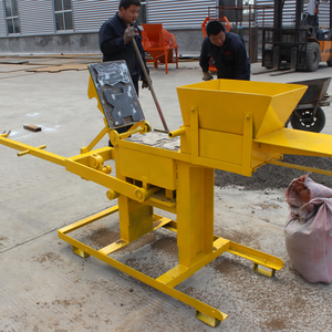 מכונת לבנים ידנית WT2-40 לייצור לבני חימר משולבות, ניידת, בעלות נמוכה, לפרויקטים של בנייה כפרית - Product Image 6