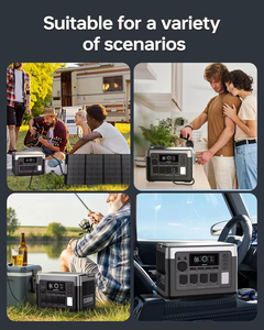 Estación Portátil P1500 PLUS de 1536Wh y 1800W con Panel Solar, Control por APP, Batería LiFePO4 y Controlador MPPT para Viajes y Camping (Stock en EE. UU.) - Product Image 3