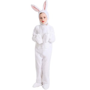 <span class=keywords><strong>Costume</strong></span> da <span class=keywords><strong>Coniglio</strong></span> <span class=keywords><strong>Bianco</strong></span> Peloso per Bambini Halloween Pasqua KCFC-020 - Product Image 2