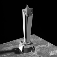 Trophée en cristal de verre de haute qualité pour événements sportifs, coupe de champion, récompense de mode, souvenir encourageant
