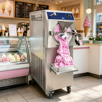 USA op voorraad Verstelbare Overrun Frozen Custard Machine Commerciële Hard IJsmachine Gelato Batch Freezer Machine CE