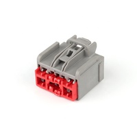 Conector automotriz de plástico eléctrico, conector automático de arnés de cables hembra, 2 unidades